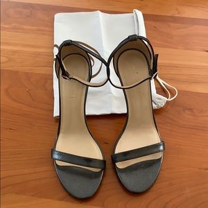 Metallic black/pewter M. Gemi stilettos